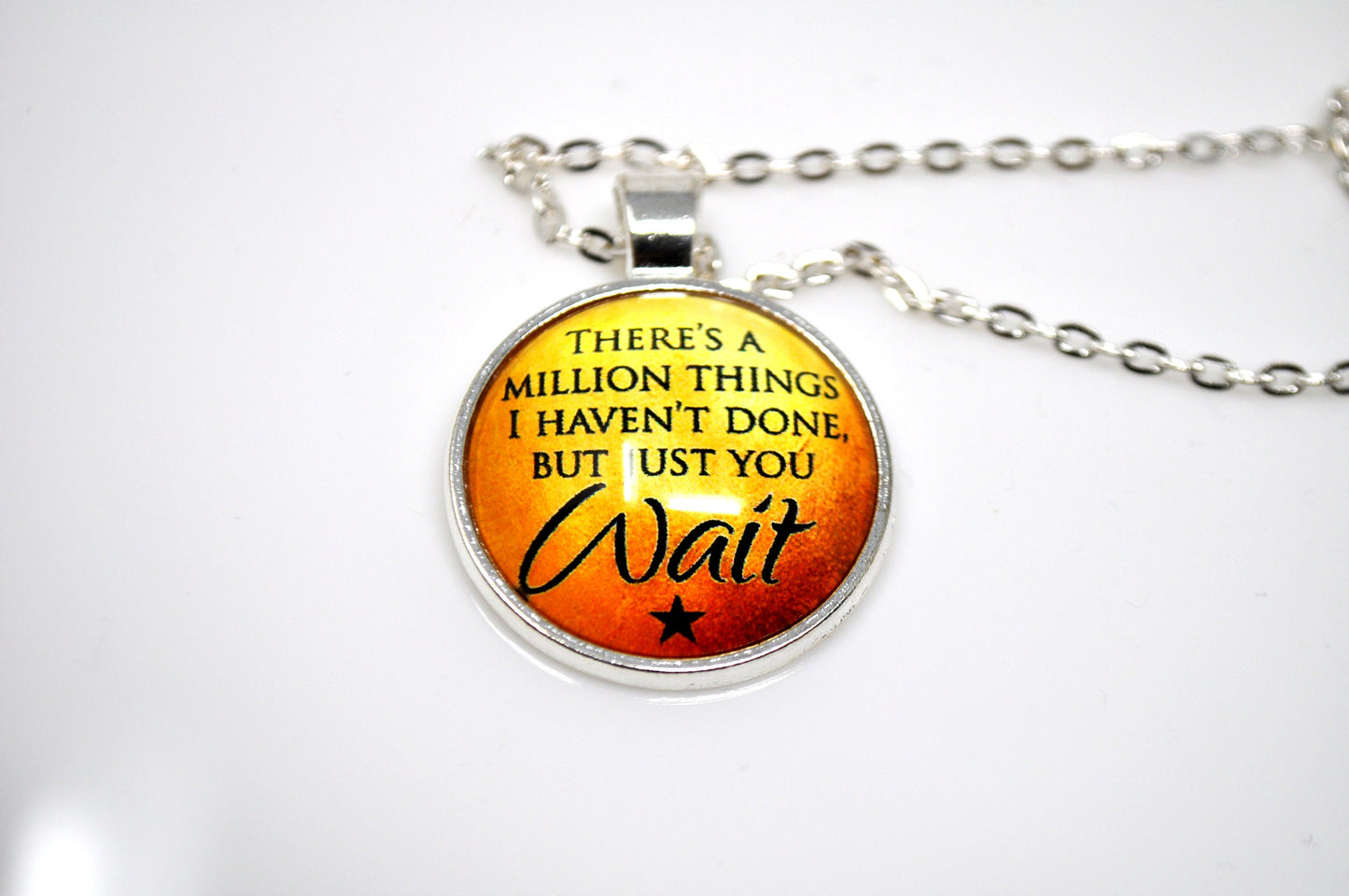 Hamilton the Musical Broadway Inspired Bracelet and Necklace Pendant