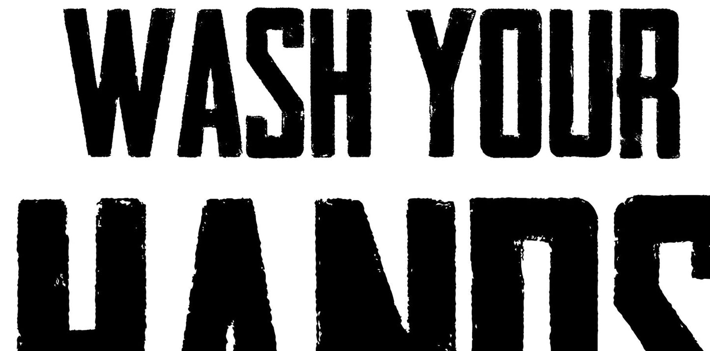 Wash your Hands, poster, print, bathroom wall art, bathroom signs, bathroom wall decor, black & white, Funny, housewarming gift