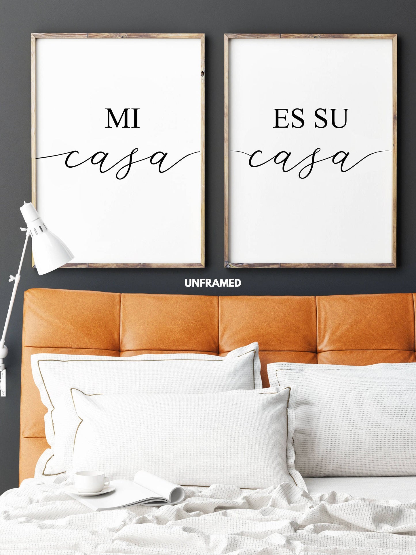 Mi Casa Es Su Casa, Set of 2 Poster Prints, Home Wall Hanging Décor, Minimalist Art, Multiple Sizes