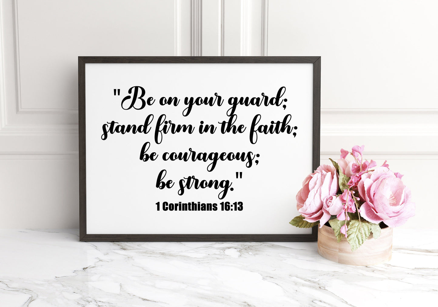 Philippians 4:19, Bible Verse Poster Print, Multiple Sizes, Home Wall Art Decor