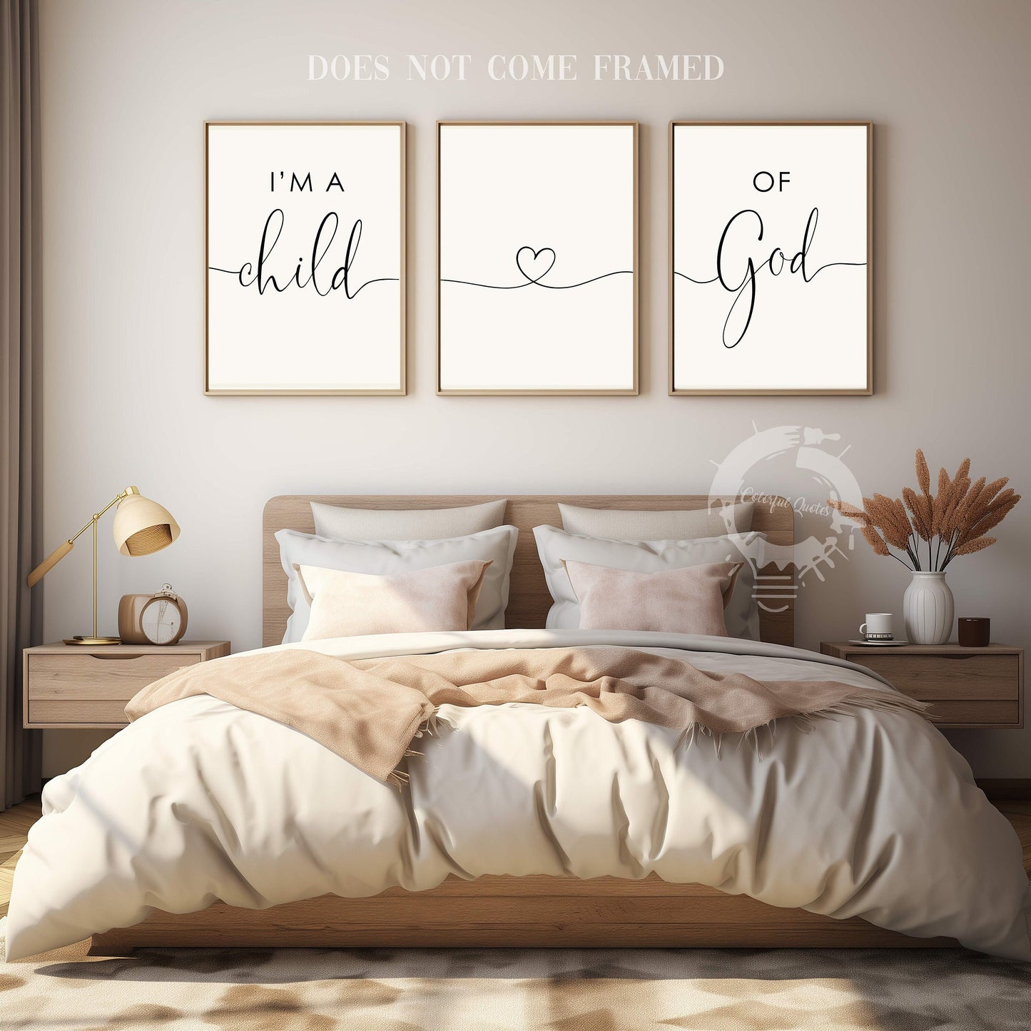 I'm A Child of God, Set of 3 Prints, Minimalist Art, Home Wall Decor, Multiple Sizes