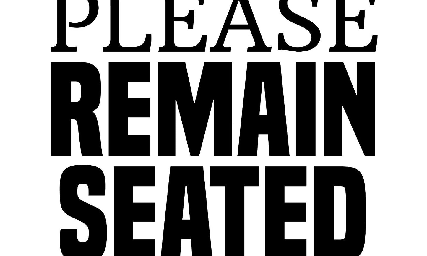 Please remain seated poster print, bathroom wall art, bathroom signs, bathroom wall decor, black & white, Funny, housewarming gift